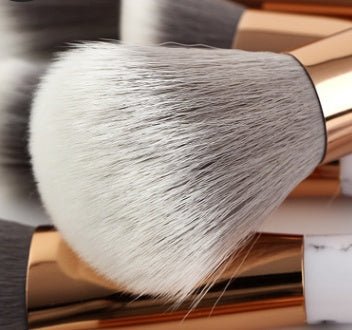 11 sets of marble makeup brush - Urban Mart