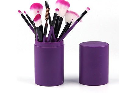 12pcs Makeup Brush Set Blush Eyeshadow Eyelash Highlighter Makeup Brush - Urban Mart