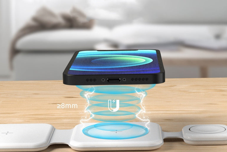 3 In 1 Magnetic Foldable Wireless Charger - Urban Mart