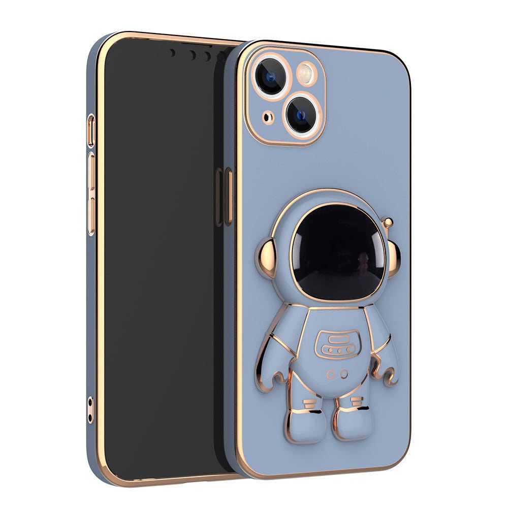 3D Astronaut Phone Case Anti - Drop Electroplating Bracket - Urban Mart