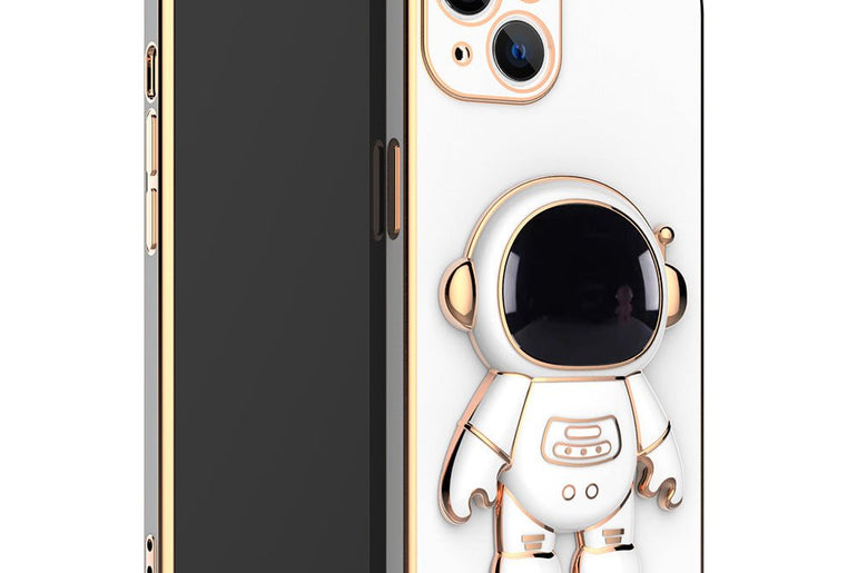 3D Astronaut Phone Case Anti - Drop Electroplating Bracket - Urban Mart