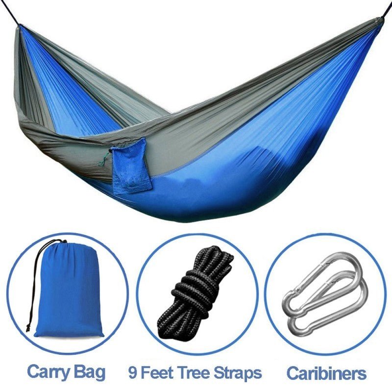 Backpacking Hammock - Portable Nylon Parachute - Urban Mart