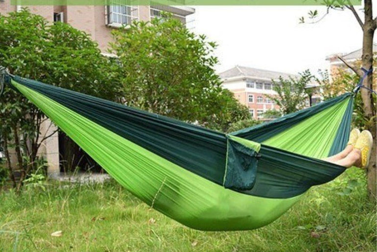 Backpacking Hammock - Portable Nylon Parachute - Urban Mart