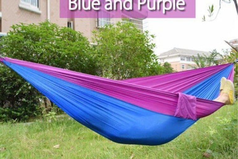 Backpacking Hammock - Portable Nylon Parachute - Urban Mart