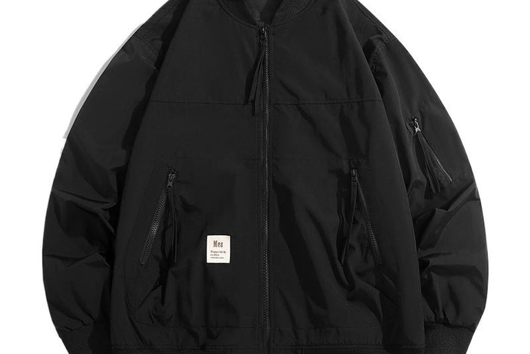 Baseball Collar Charging Coat Men's Spring - Urban Mart