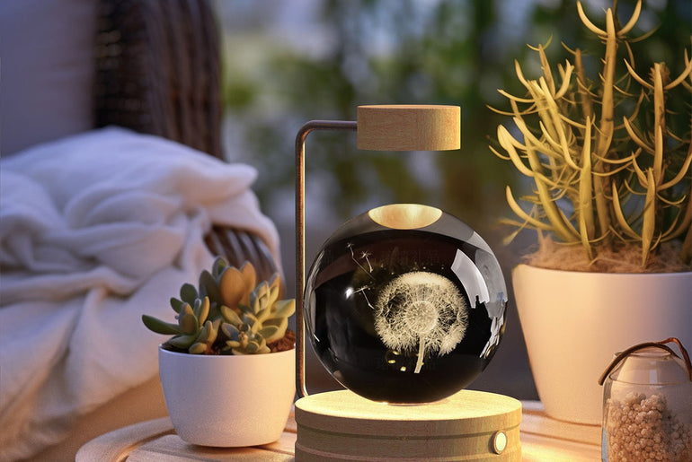 Crystal Ball Cosmic Dinosaur Indoor Night Light - Urban Mart