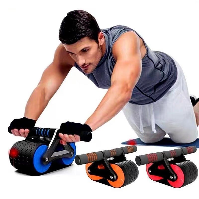 Double Wheel Abdominal Exerciser - Urban Mart