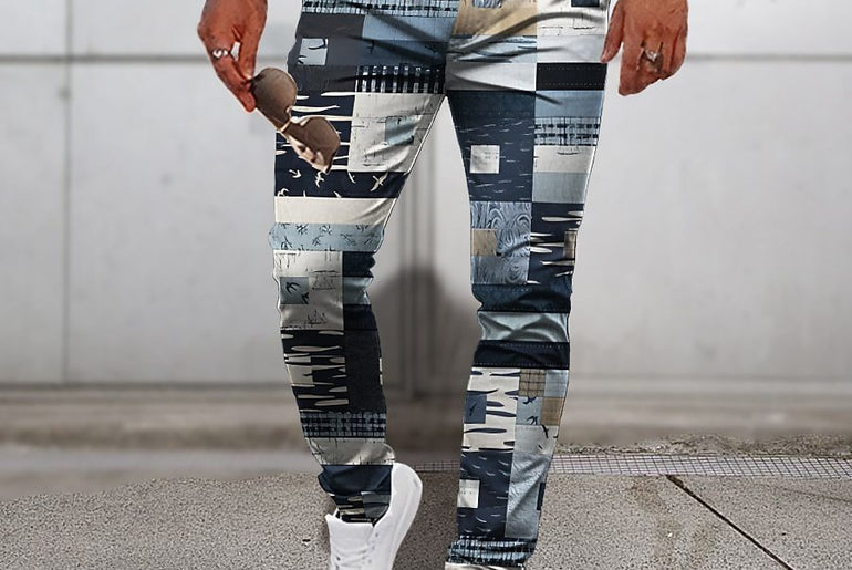 Fashion Personality Men's 3D Printed Casual Trousers - Urban Mart