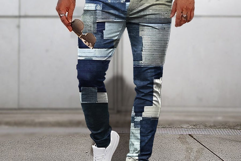 Fashion Personality Men's 3D Printed Casual Trousers - Urban Mart