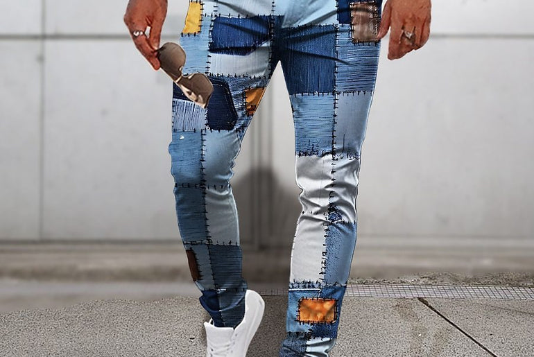 Fashion Personality Men's 3D Printed Casual Trousers - Urban Mart