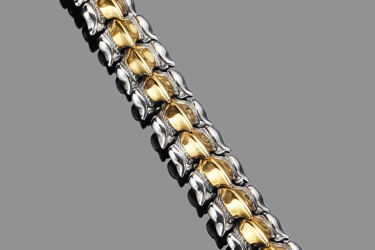 Fashion Punk Keel Titanium Steel Men's Bracelet - Urban Mart