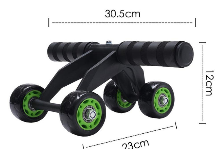 Four - wheeled Abdominal Roller - Urban Mart