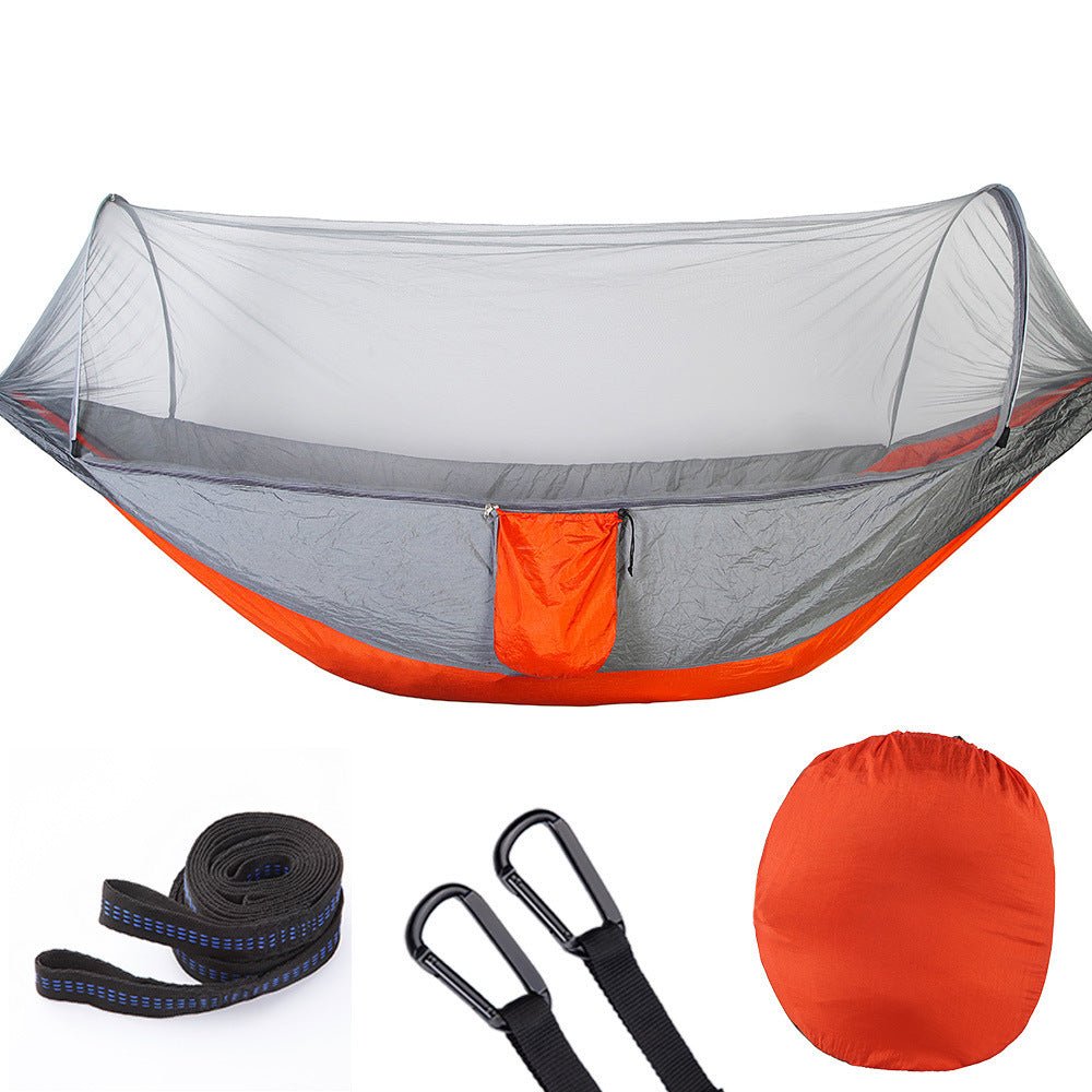 Fully Automatic Quick Opening Hammock With Mosquito Net - Urban Mart