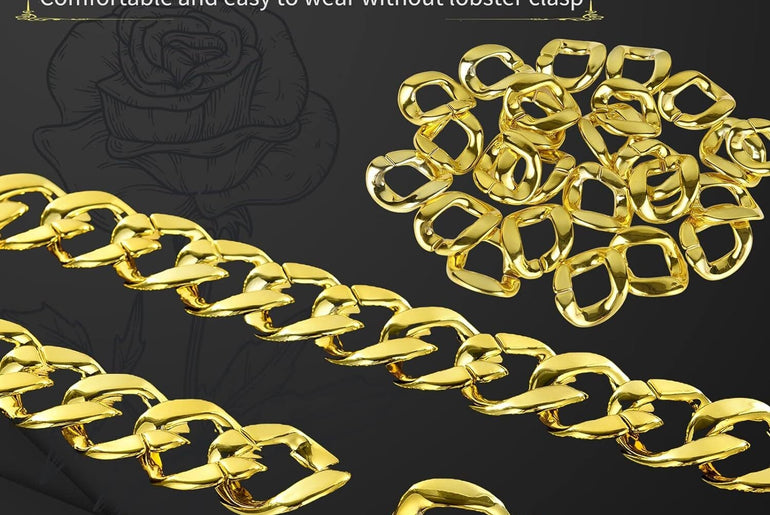 Gold Color Chain Necklace - Urban Mart