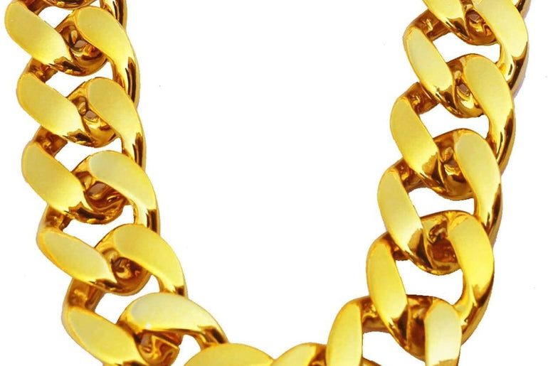 Gold Color Chain Necklace - Urban Mart