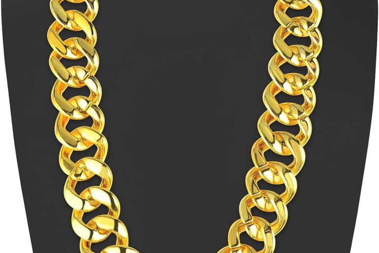 Gold Color Chain Necklace - Urban Mart