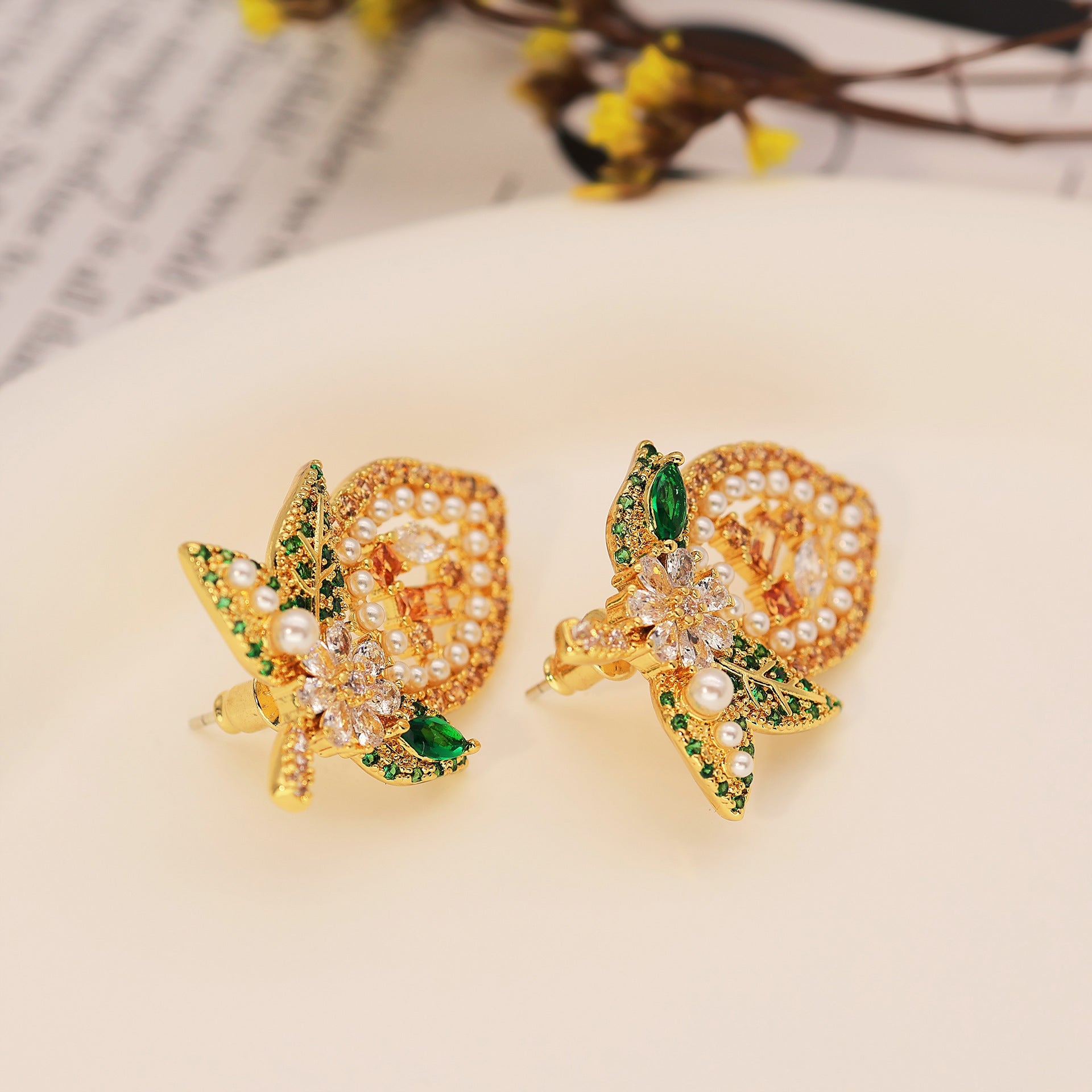 Heart Shaped Retro Gold Earrings For Women - Urban Mart