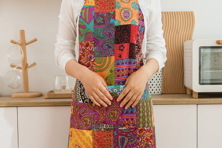 Household Fashion Personalized Polyester Kitchen Apron - Urban Mart