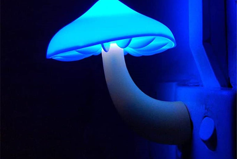 LED Night Light Mushroom Wall Socket Lamp - Urban Mart