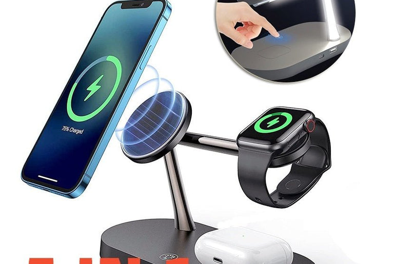 Multifunctional Five - In - One Magnetic Wireless Charging - Urban Mart