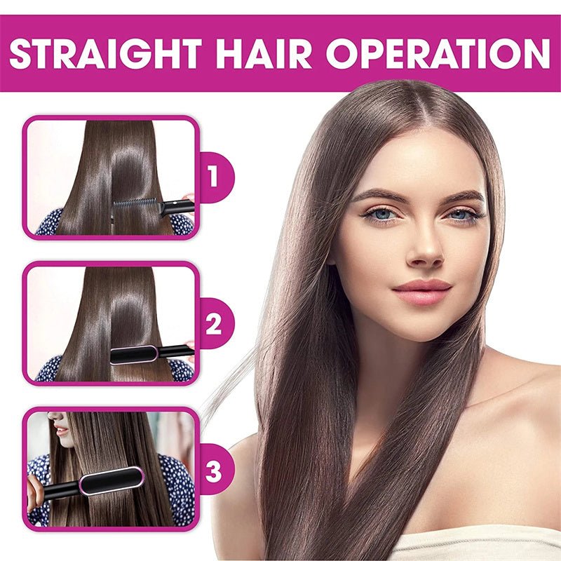 New 2 In 1 Hair Straightener - Urban Mart