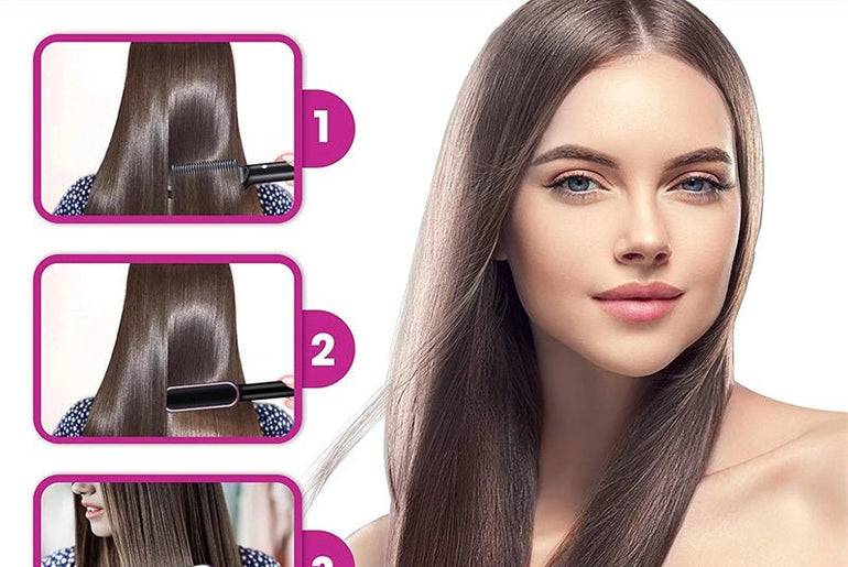 New 2 In 1 Hair Straightener - Urban Mart