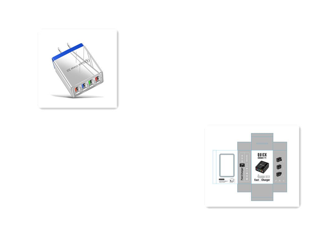 Quick Charge 3.0 4 Phone Adapter - Urban Mart