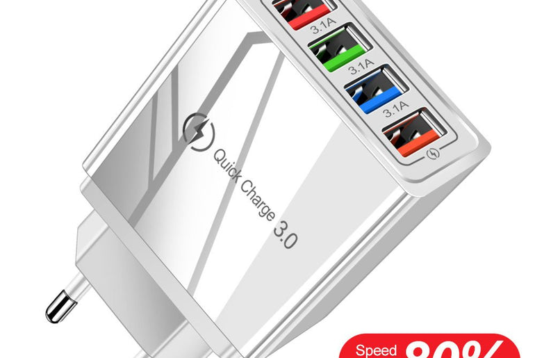 Quick Charge 3.0 4 Phone Adapter - Urban Mart