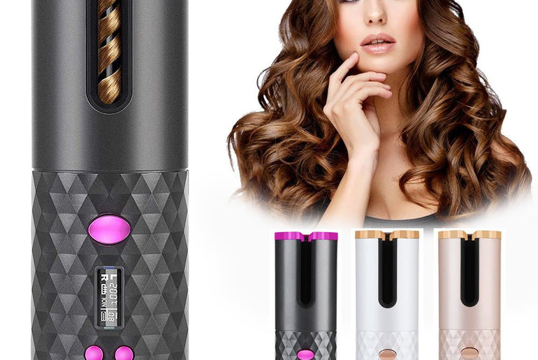 Rechargeable Automatic Hair Curler - Urban Mart