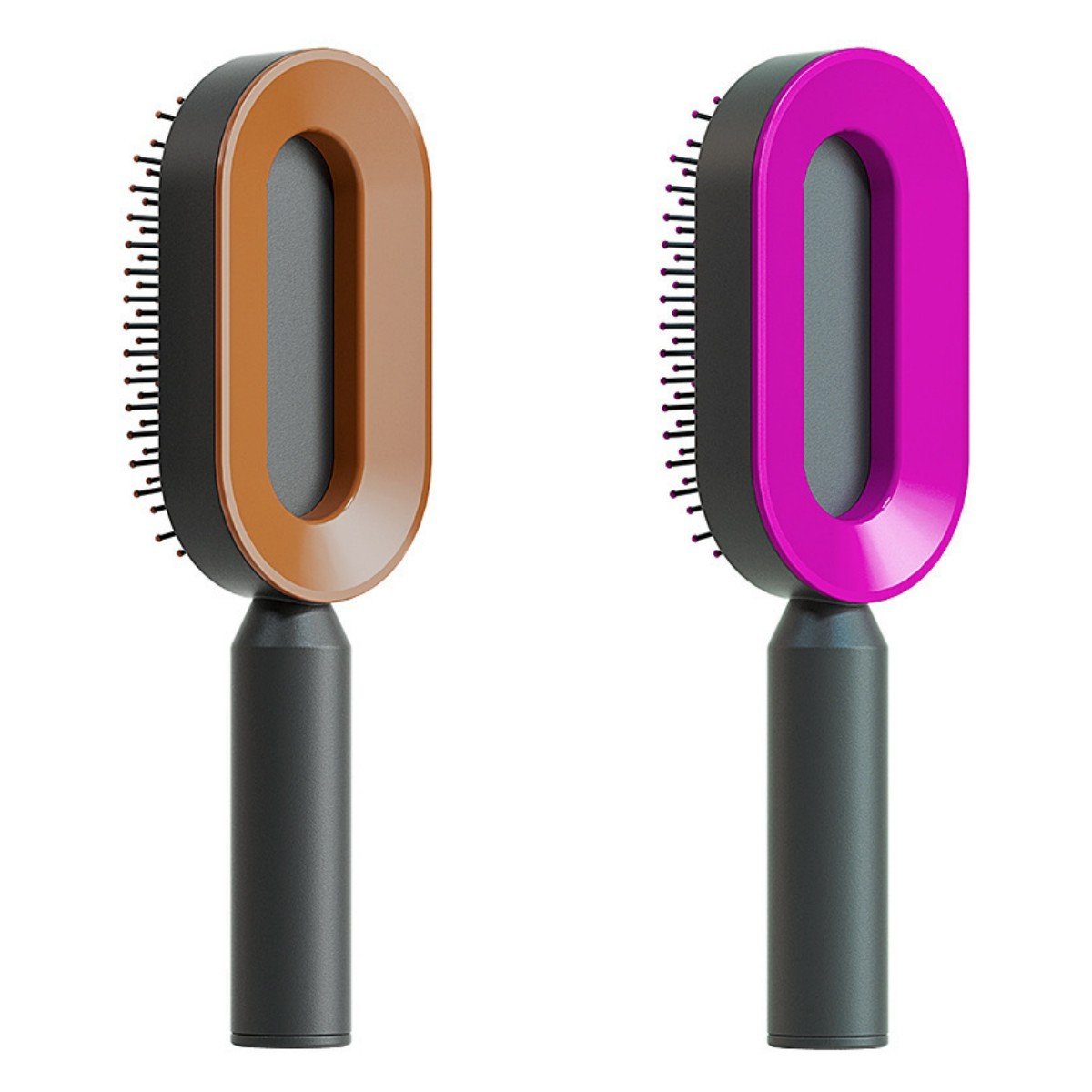 Self Cleaning Hair Brush For Women - Urban Mart