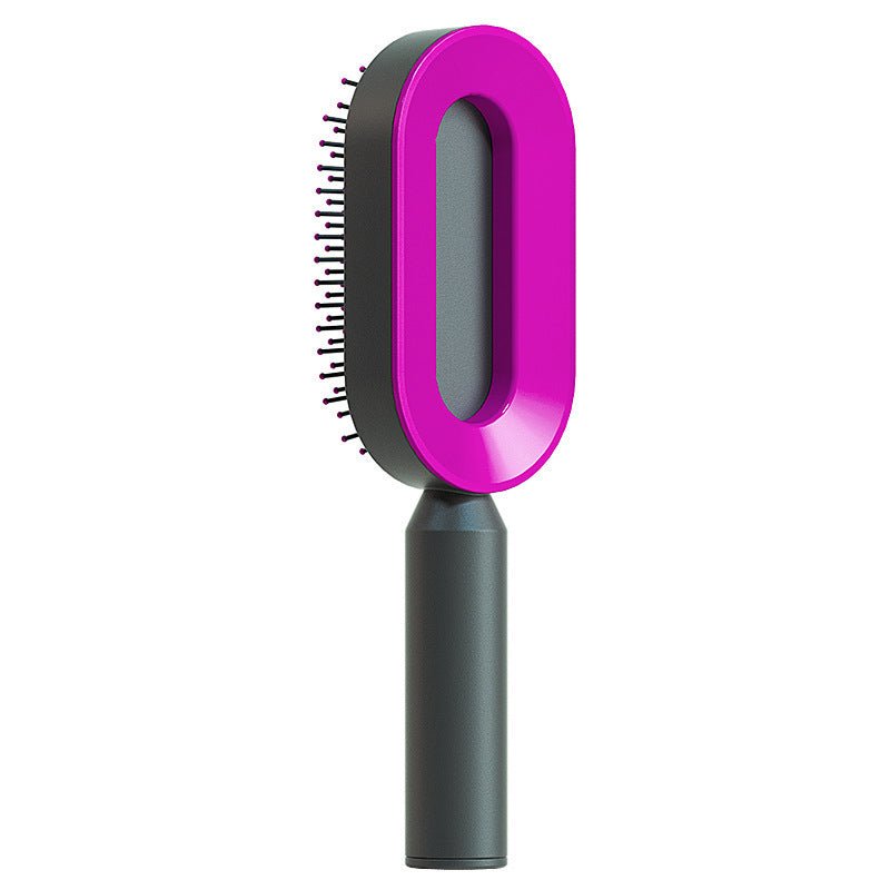 Self Cleaning Hair Brush For Women - Urban Mart