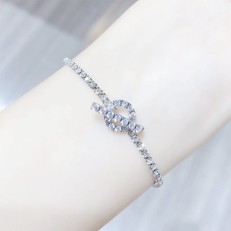 Simple Personality Bracelet Fashion Zircon Crystal Bracelet For Women - Urban Mart