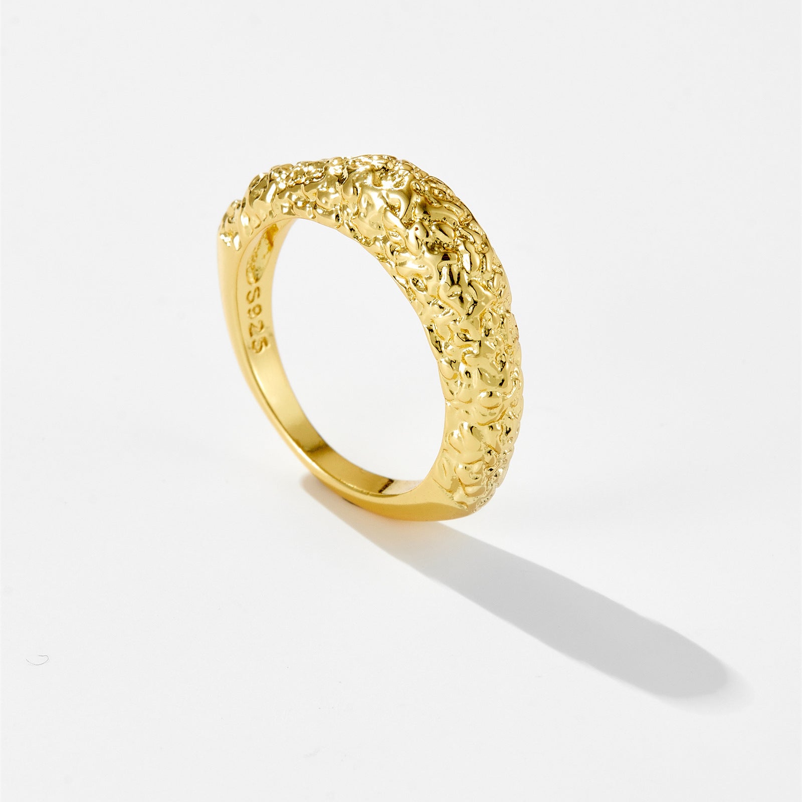 Simple Texture Sense High Sense Retro Minority Irregular Ring - Urban Mart