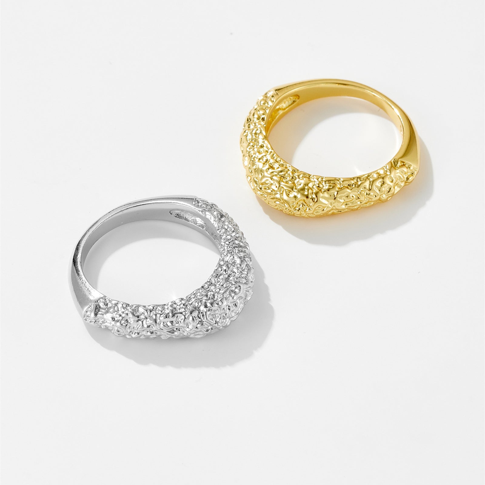 Simple Texture Sense High Sense Retro Minority Irregular Ring - Urban Mart