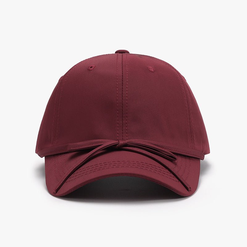 Spring And Autumn Bowknot Quick - drying Soft Top Women's Baseball Cap - Urban Mart