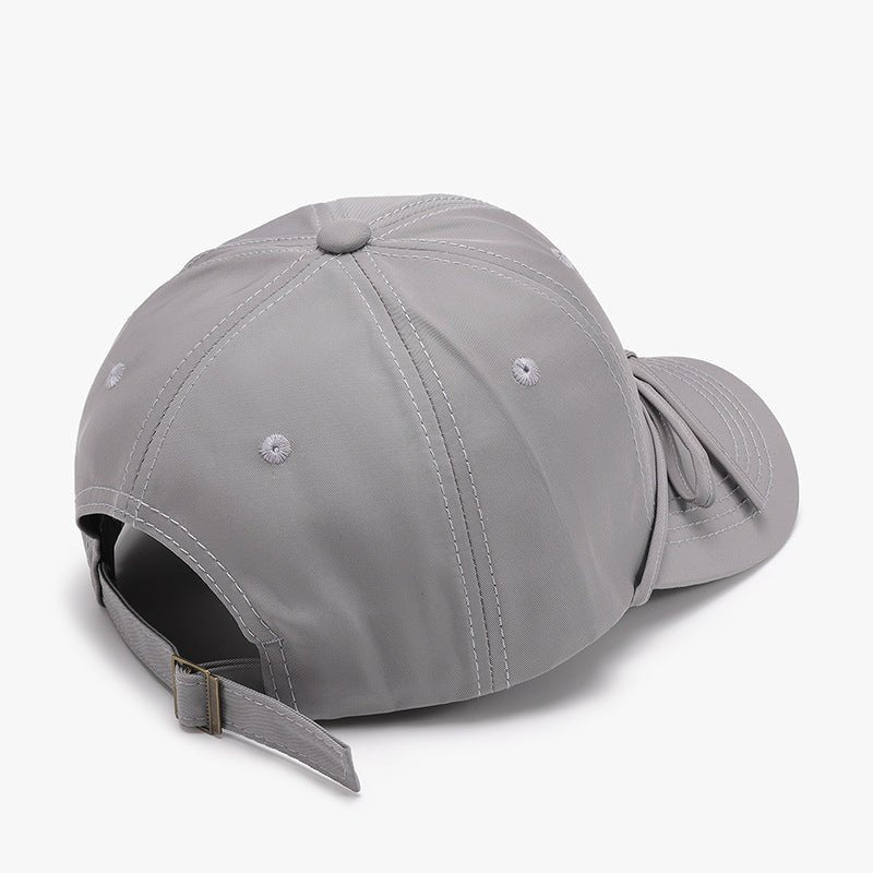 Spring And Autumn Bowknot Quick - drying Soft Top Women's Baseball Cap - Urban Mart