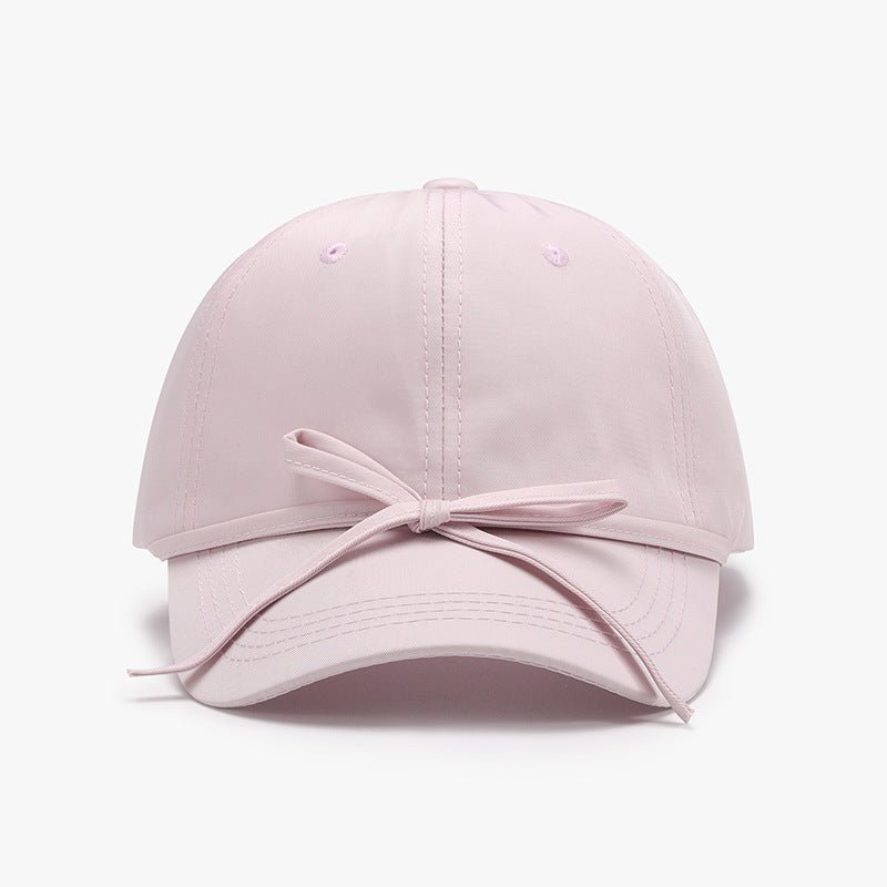 Spring And Autumn Bowknot Quick - drying Soft Top Women's Baseball Cap - Urban Mart