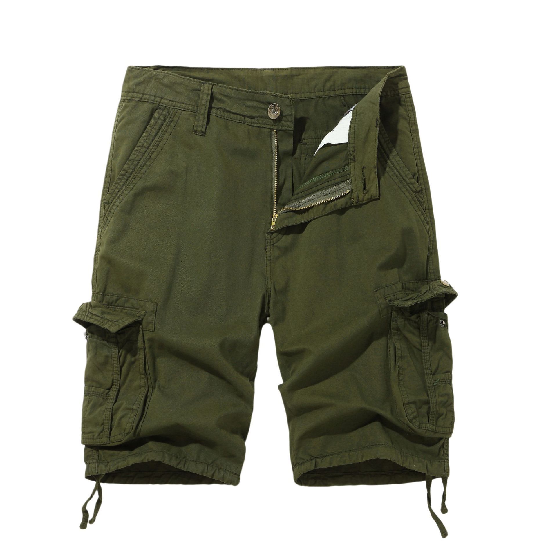 Spring Men's Cargo Shorts Multi - pocket Plus Size - Urban Mart