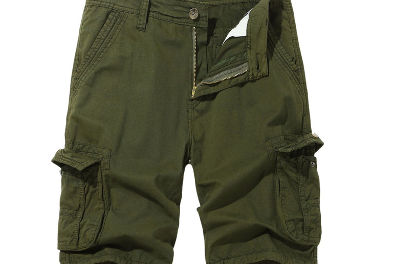 Spring Men's Cargo Shorts Multi - pocket Plus Size - Urban Mart