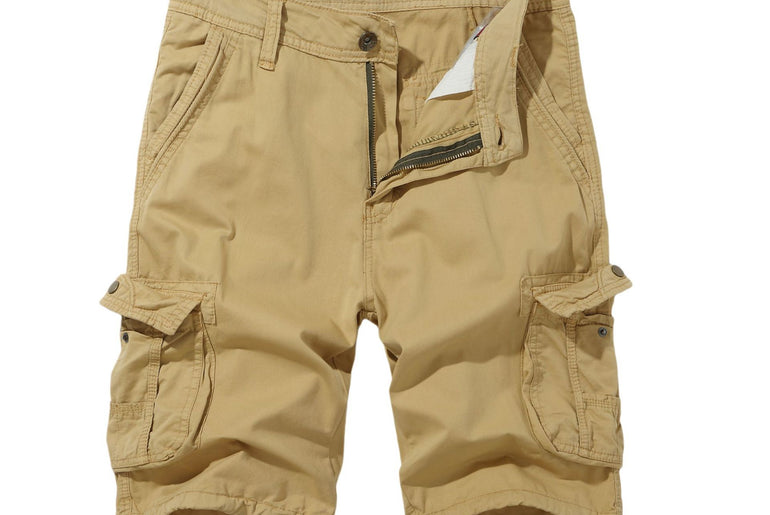 Spring Men's Cargo Shorts Multi - pocket Plus Size - Urban Mart