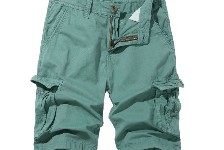 Spring Men's Cargo Shorts Multi - pocket Plus Size - Urban Mart