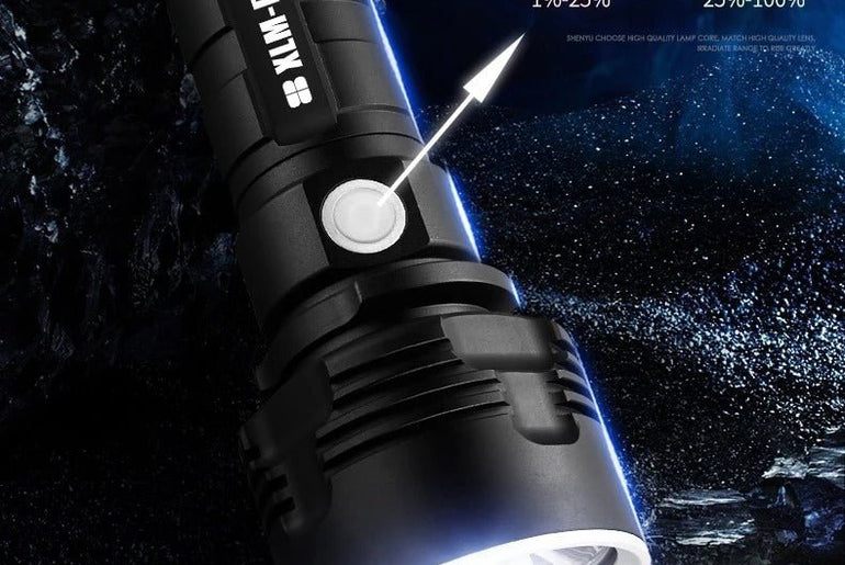 Strong Flashlight Focusing Led Light - Urban Mart