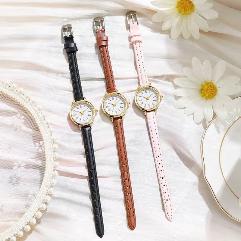 Women's Simple And Compact Alloy Belt Watch - Urban Mart