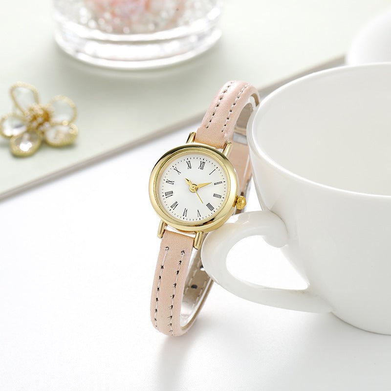 Women's Simple And Compact Alloy Belt Watch - Urban Mart